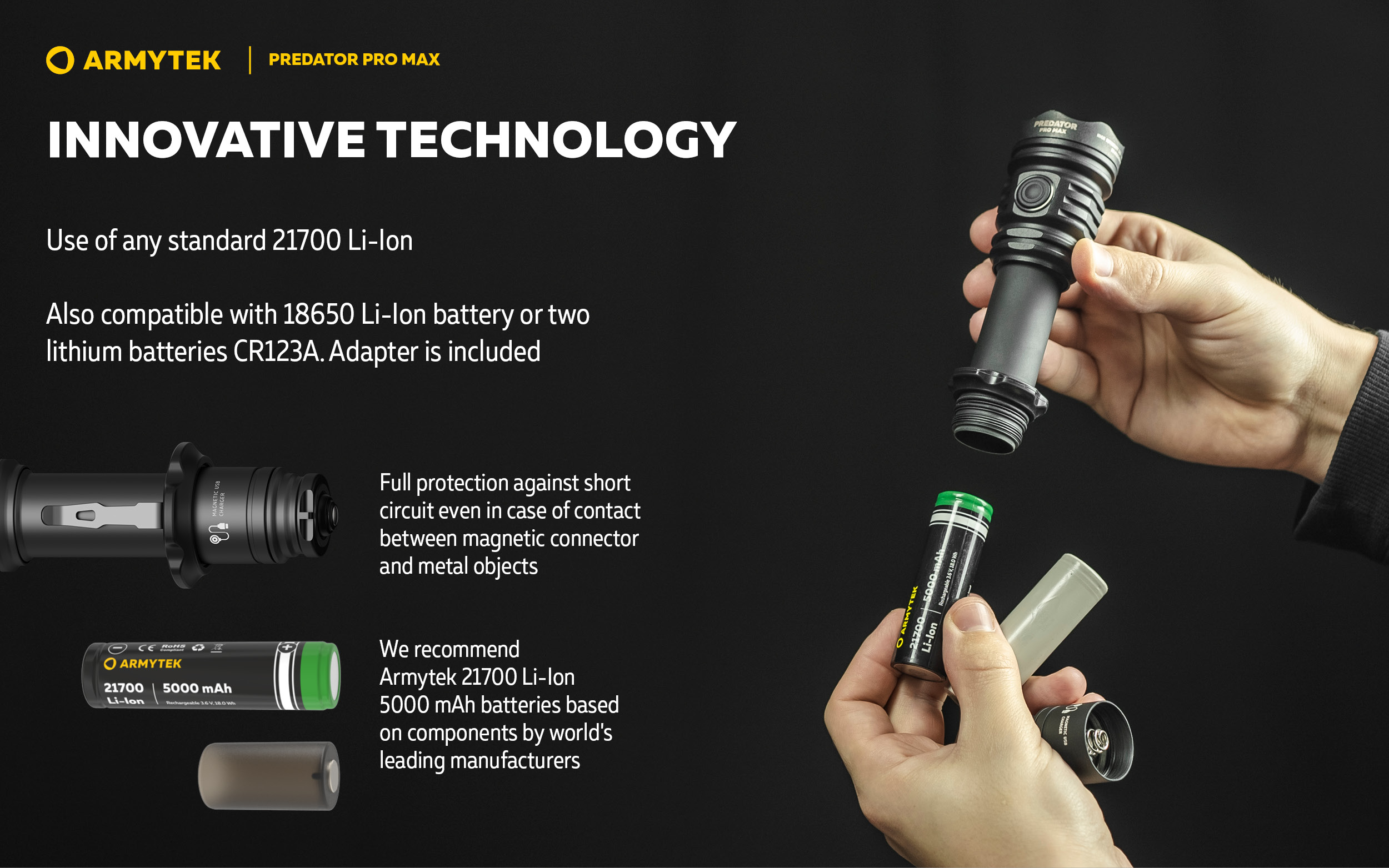 Flashlights :: Models :: Predator :: Armytek Predator Pro Max